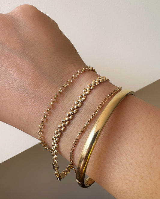 Jasseron Bracelet - 14k goud