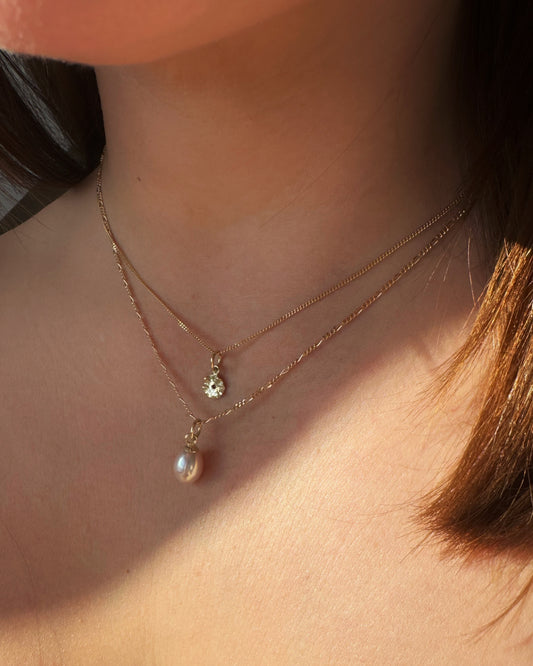 Pearl Charm - 14k goud