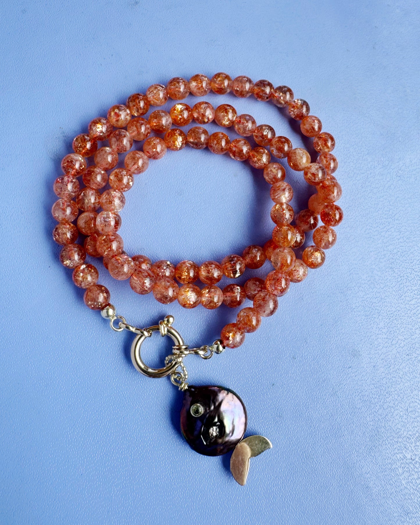 Gemstone Necklace - Sunstone