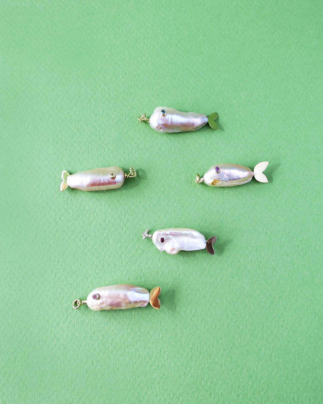 Fish Of Pearl White - 14k Goud