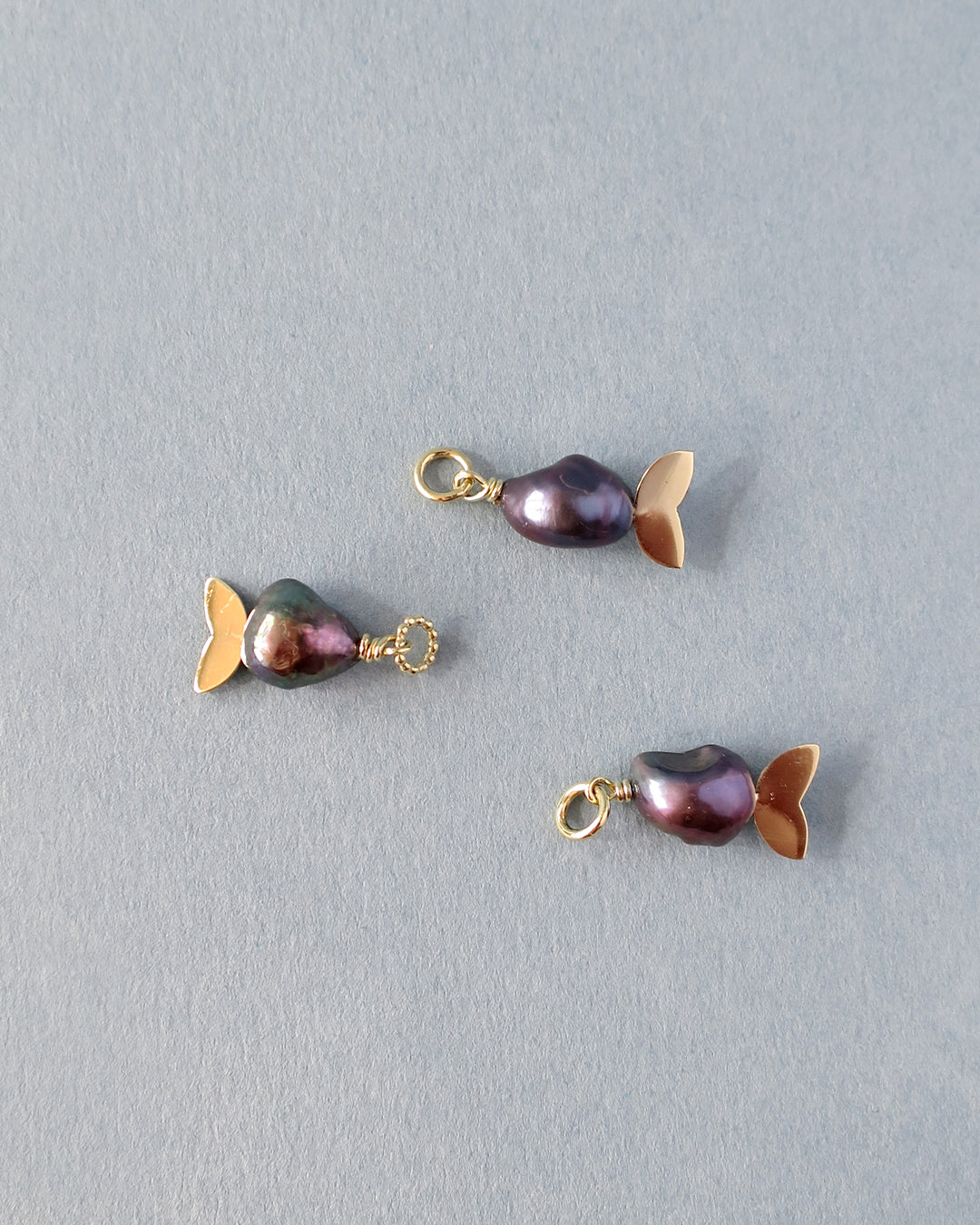 Fish Of Pearl Mini - 14k Goud