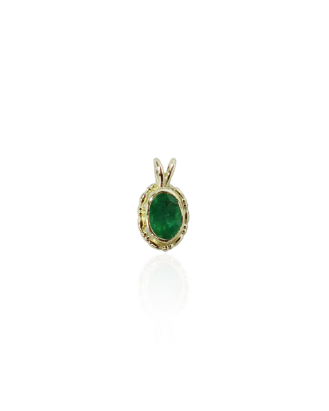Emerald Charm - 14k Goud