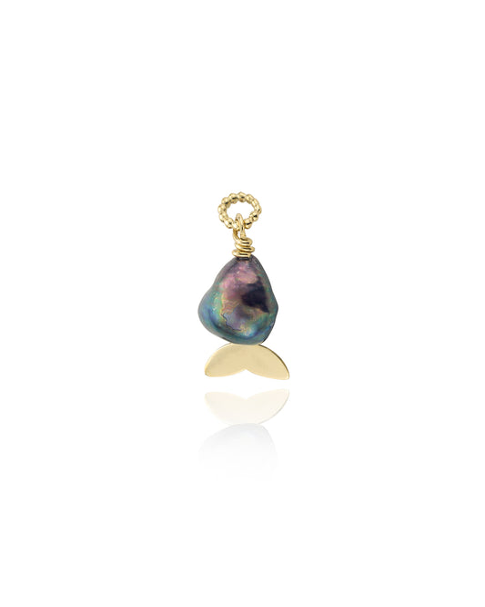Fish Of Pearl Mini - 14k Goud
