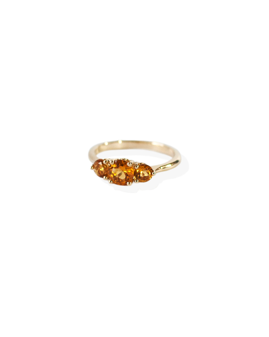 De Tracy Triple Citrine - 14k Goud
