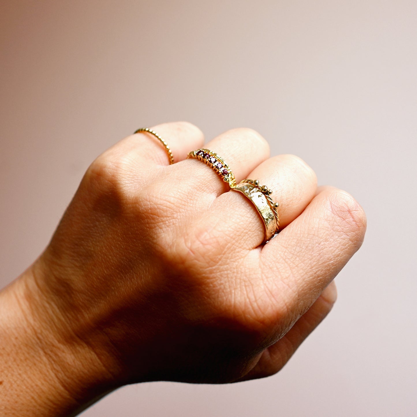 Seaweed Ring - 14k Goud