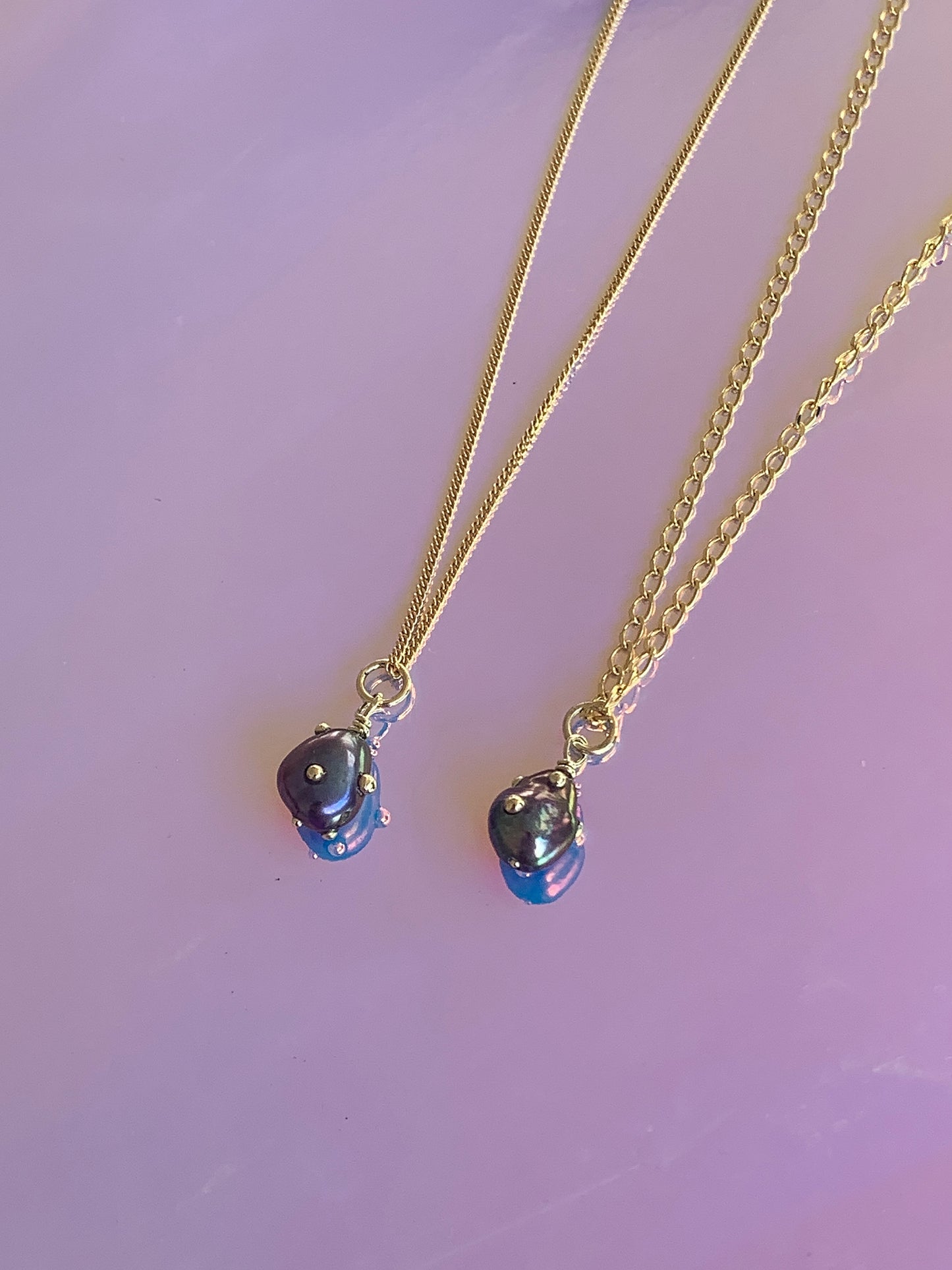 Puffer Pearl Charm - 14k Goud