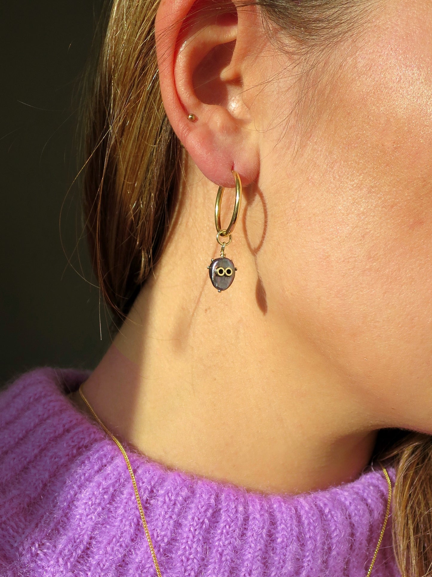 Happy Pearl Charm - 14k Goud