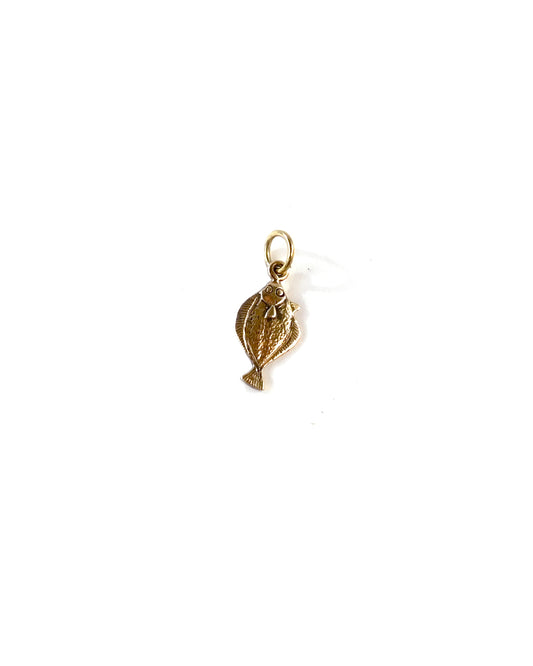 Flatfish Charm - 14k Goud