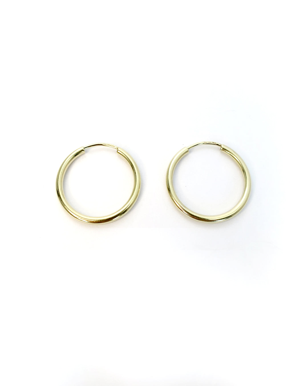 Plain Earrings - 14k Goud