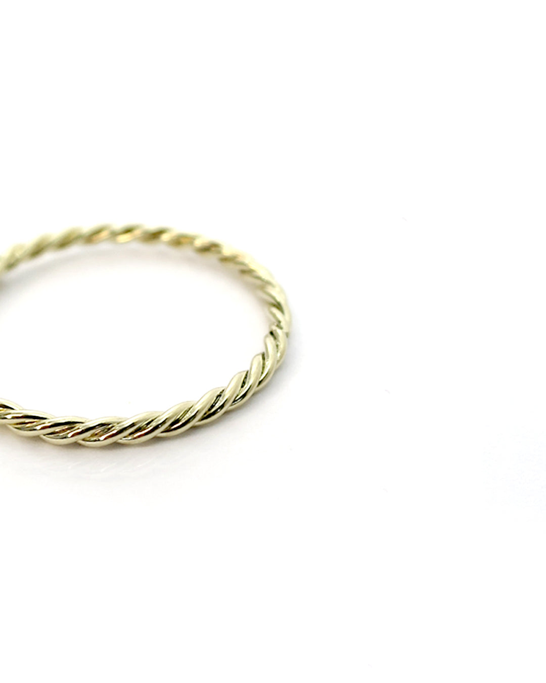 Twisted Rope Ring - 14k Goud