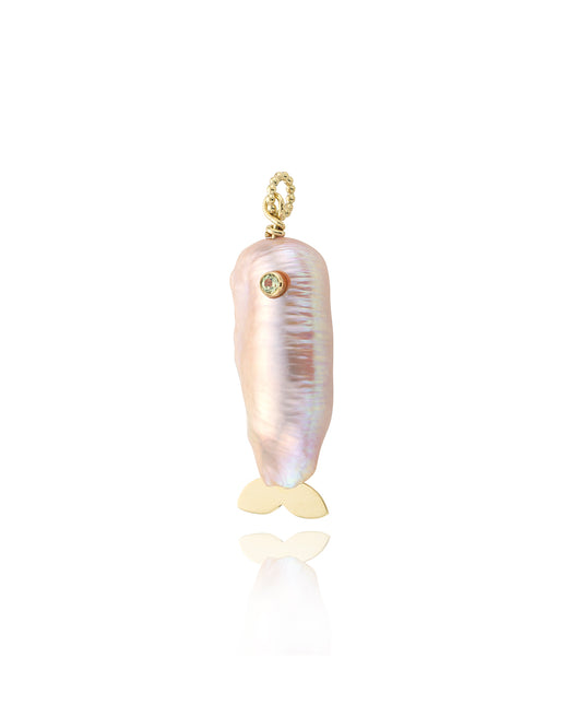 Fish Of Pearl White - 14k Goud