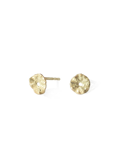 CORAL STUD - solid gold
