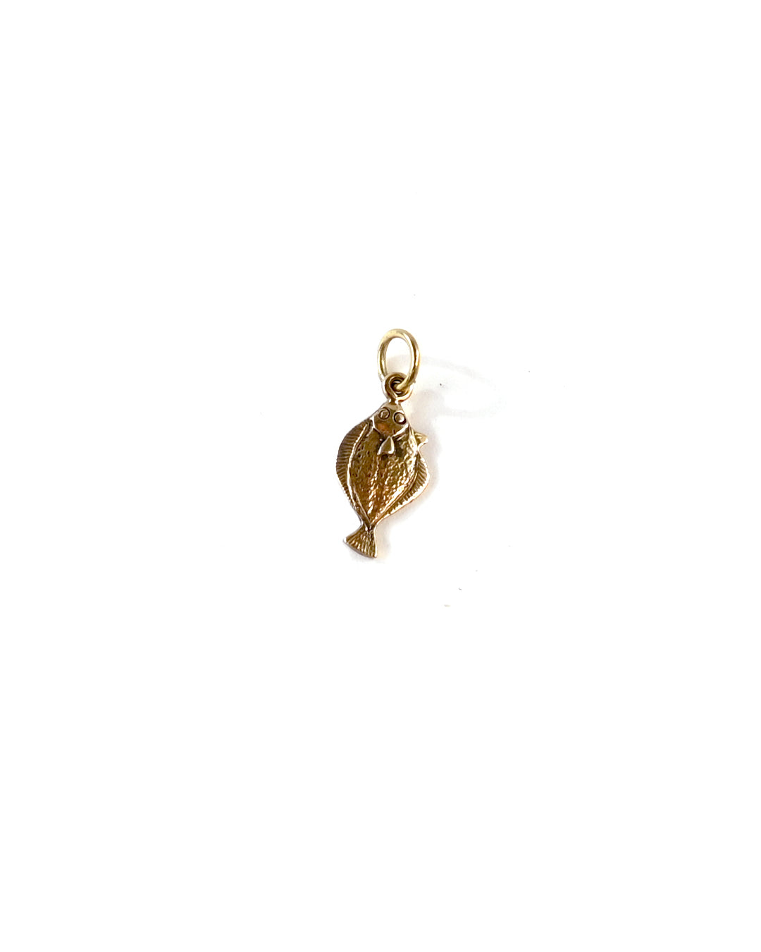 FLATFISH CHARM - Solid gold