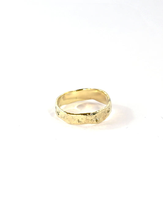 SEAWEED RING- Solid gold