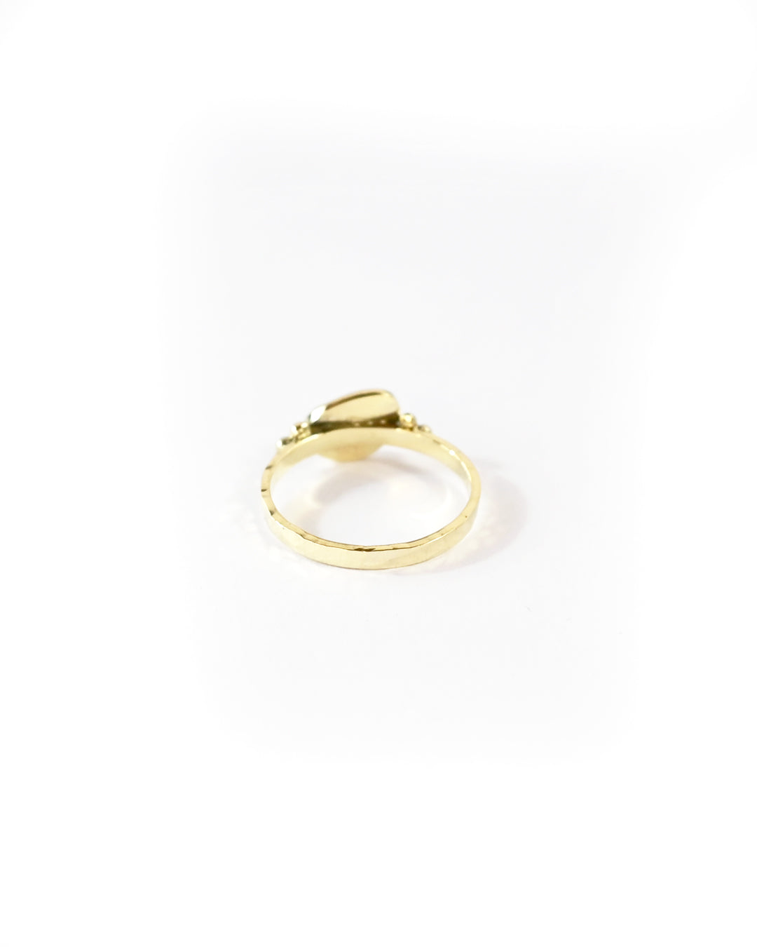 ORGANIC WATER RING - Solid gold